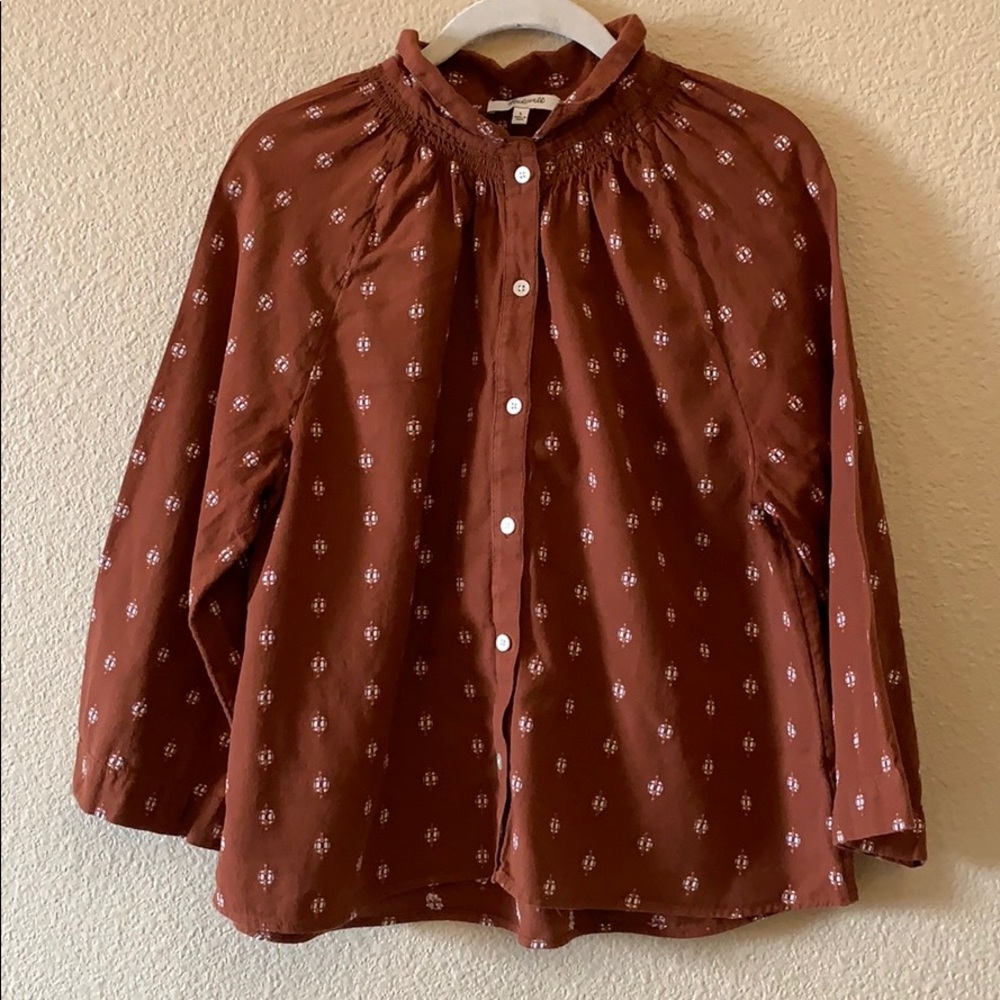Madewell Button Up Blouse EUC